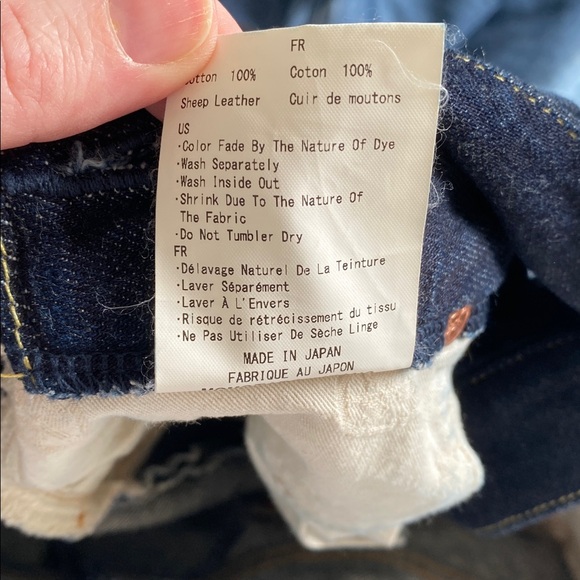 Like new Momotaro Jeans 12oz GTB Selvedge Denim Wrap Skirt. - Picture 15 of 16